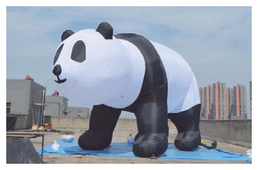 Inflatable Panda | Custom Inflatable Manufacturer & Supplier | BTCOOPS