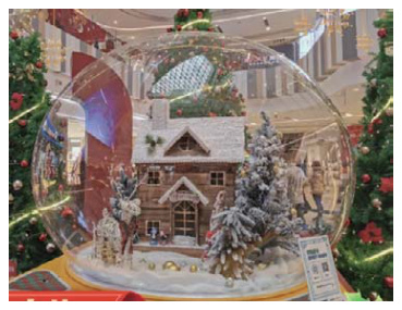 Inflatable Christmas Snow Globe | Custom Inflatable Manufacturer & Supplier | BTCOOPS