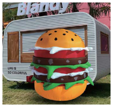 Inflatable Hamburger | Custom Inflatable Manufacturer & Supplier | BTCOOPS