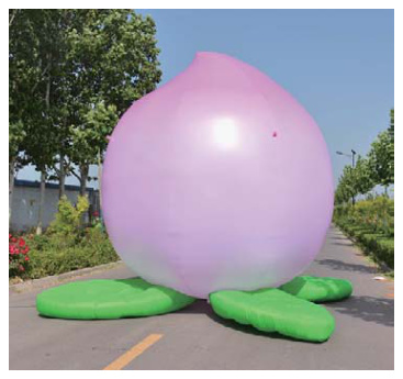 Inflatable Peach | Custom Inflatable Manufacturer & Supplier | BTCOOPS