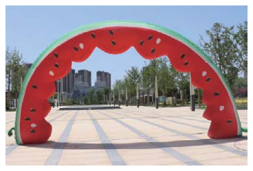 Inflatable Watermelon Arch | Custom Inflatable Manufacturer & Supplier | BTCOOPS