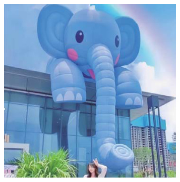 Inflatable Staircase Elephant | Custom Inflatable Manufacturer & Supplier | BTCOOPS