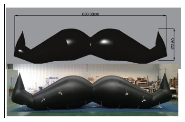 Inflatable Mustache Decoration | Custom Inflatable Manufacturer & Supplier | BTCOOPS