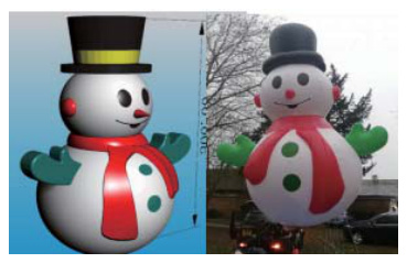 Inflatable Snowman Decoration | Custom Inflatable Manufacturer & Supplier | BTCOOPS