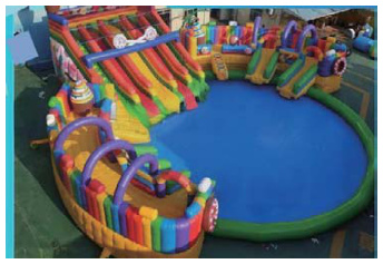 Candy Paradise Inflatable Park | Custom Leisure Inflatables | HAFE
