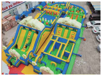 Children’s Inflatable Combination Park | Custom Leisure Inflatables | HAFE