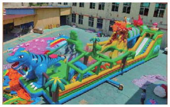 Dinosaur Park Inflatable Castle | Custom Leisure Inflatables | HAFE