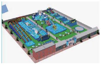 Inflatable Water Park System | Custom Leisure Inflatables | HAFE-1,图片333.png