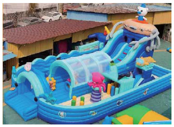 Octonauts Inflatable Castle | Custom Leisure Inflatables | HAFE