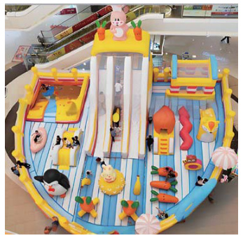 Rabbit Theme Inflatable Castle Park | Custom Leisure Inflatables | HAFE-3,图片353.png