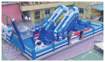 Space Kingdom Bouncy Castle | Custom Leisure Inflatables | HAFE