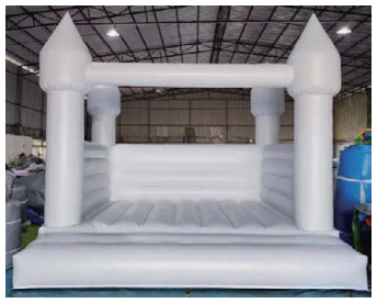 White Wedding Trampoline | Custom Leisure Inflatables | HAFE-3,图片373.png